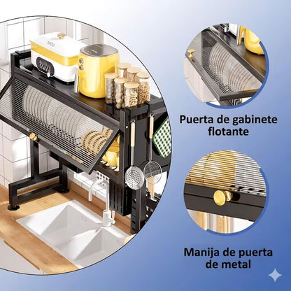 RACK ORGANIZADOR DE COCINA MULTIFUNCIONAL